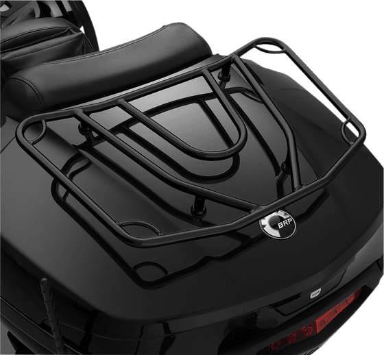 SPYDER F3 (2015 - 2022) black luggage rack for can-am | SHOW CHROME