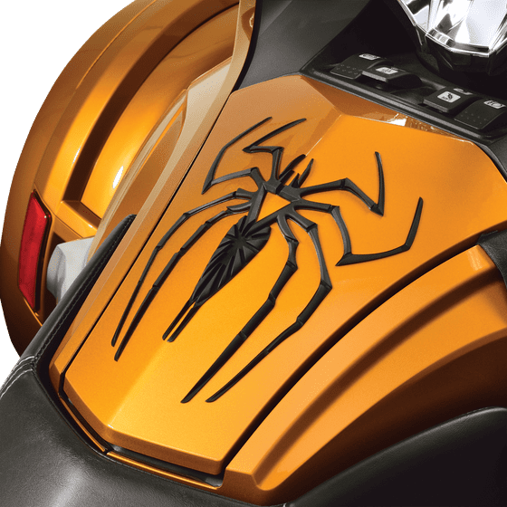 SPYDER F3 (2015 - 2022) spider tank pad | SHOW CHROME