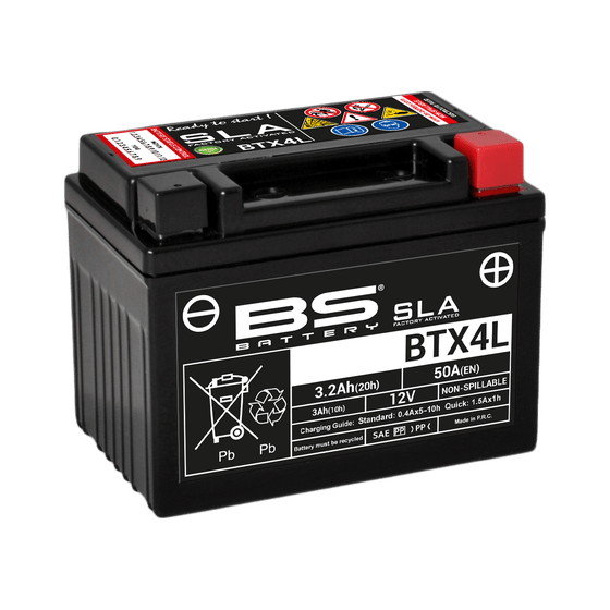 DS 90 4T (2003 - 2019) btx4l/btz5s battery | BS BATTERY