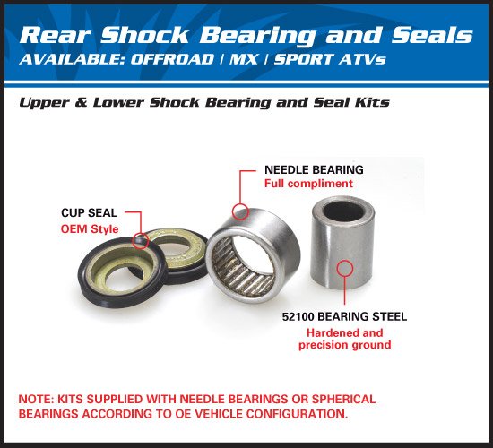 SSV 1000 COMMANDER (2018 - 2020) upper front shock bearing kit | All Balls