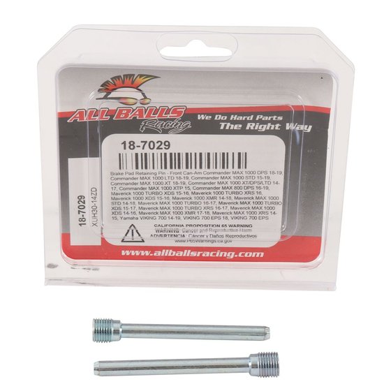 SSV 1000 COMMANDER (2014 - 2022) brake pad retaining pin - front | All Balls