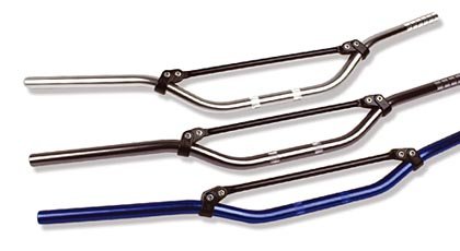 DS 650 (2000 - 2007) offroad medium aluminum handlebar in blue | TRW